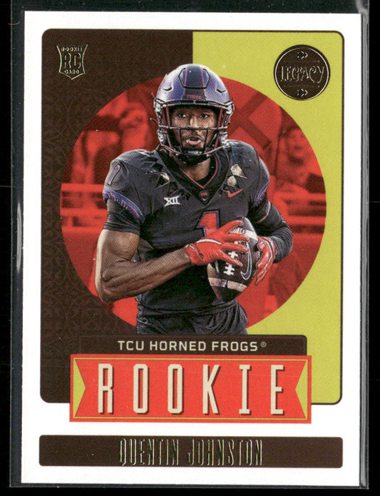 Quentin Johnston 2023 Panini Legacy #163 RC TCU Horned Frogs