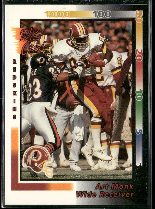 Art Monk 1992 Wild Card #130 Washington Redskins