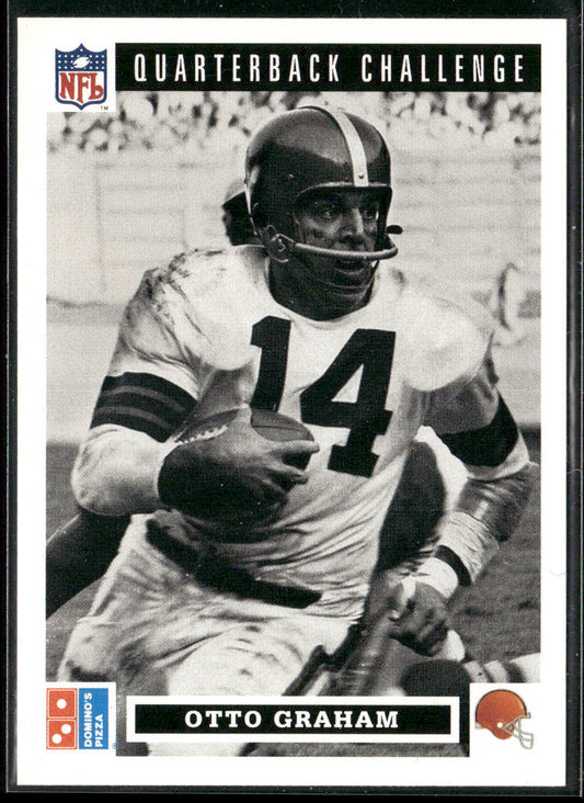 Otto Graham 1991 Upper Deck Domino's The Quarterbacks #36 Cleveland Browns