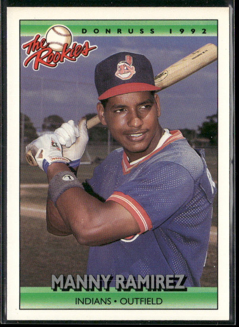 Manny Ramirez 1992 Donruss The Rookies #98 RC Cleveland Indians