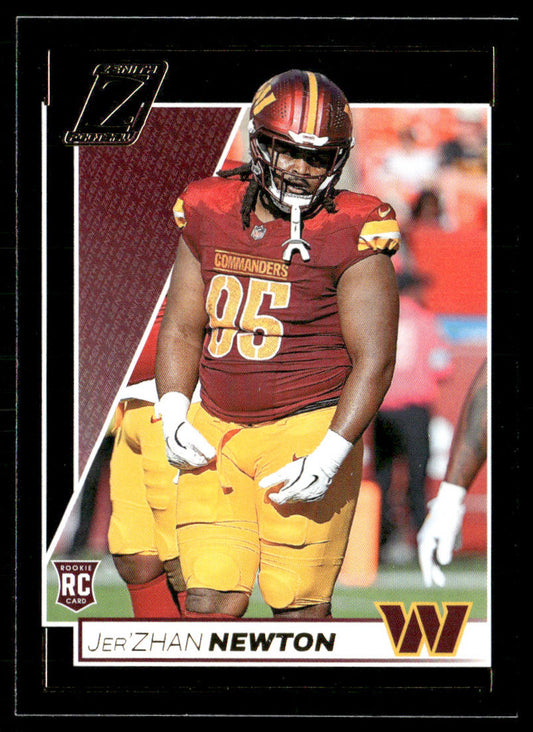 Jer’Zhan Newton 2024 Panini Zenith #152 RC Washington Commanders