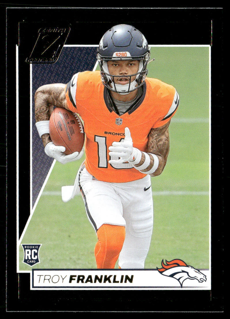 Troy Franklin 2024 Panini Zenith Retail #194 RC Denver Broncos