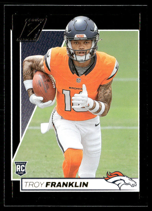 Troy Franklin 2024 Panini Zenith Retail #194 RC Denver Broncos