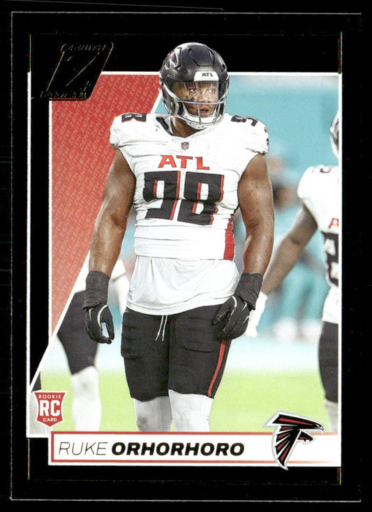 Ruke Orhorhoro 2024 Panini Zenith #187 RC Atlanta Falcons