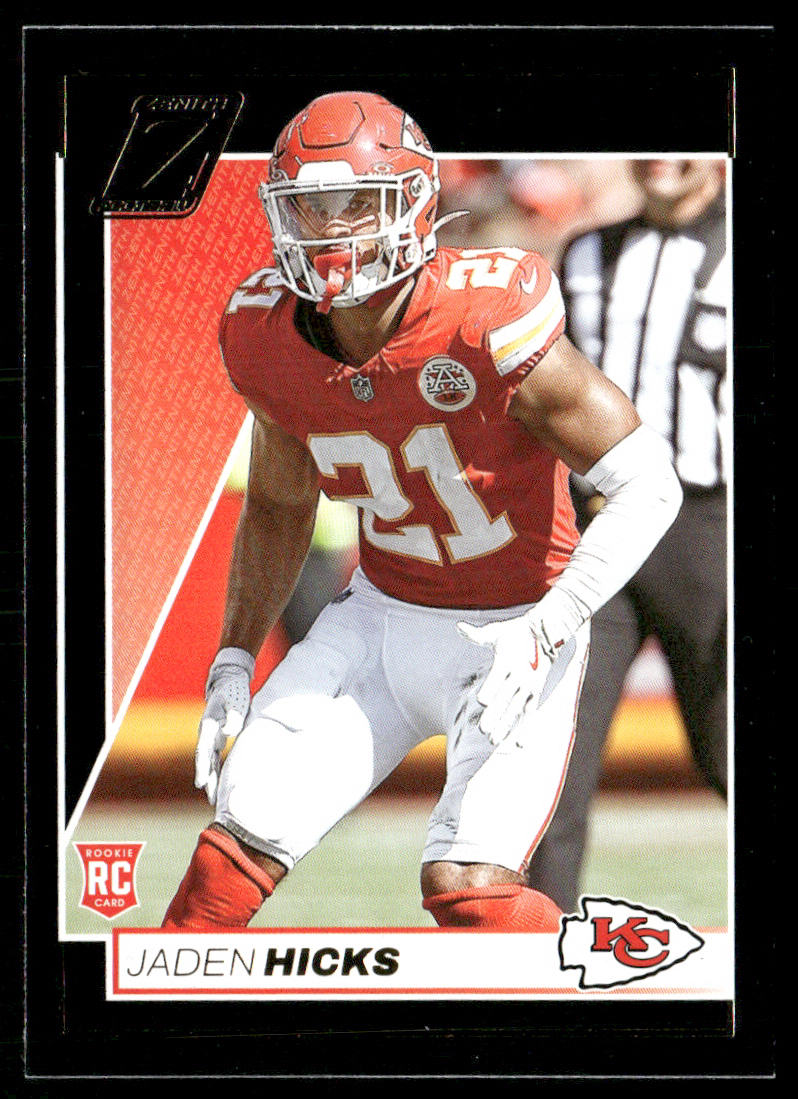 Jaden Hicks 2024 Panini Zenith Retail #137 RC Kansas City Chiefs