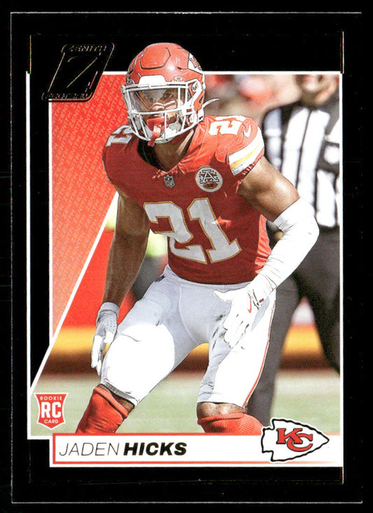Jaden Hicks 2024 Panini Zenith Retail #137 RC Kansas City Chiefs
