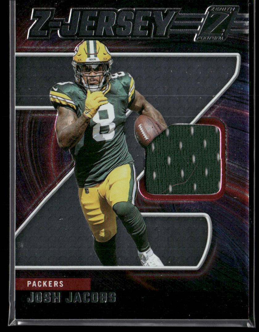 Josh Jacobs 2024 Panini Zenith Z Jersey #ZJ25 MEM Green Bay Packers