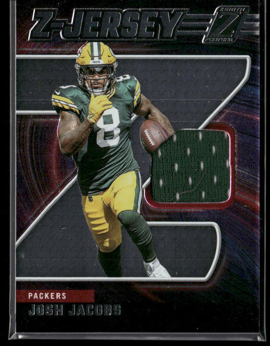 Josh Jacobs 2024 Panini Zenith Z Jersey #ZJ25 MEM Green Bay Packers