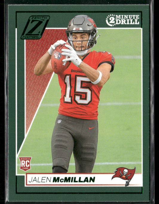 Jalen McMillan 2024 Panini Zenith Two Minute Drill #139 RC Tampa Bay Buccaneers