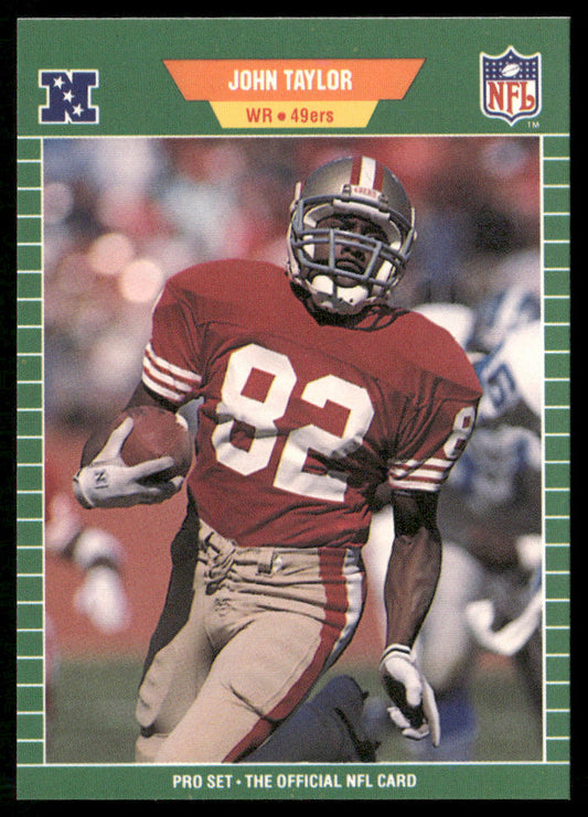 John Taylor 1989 Pro Set #384 RC San Francisco 49ers