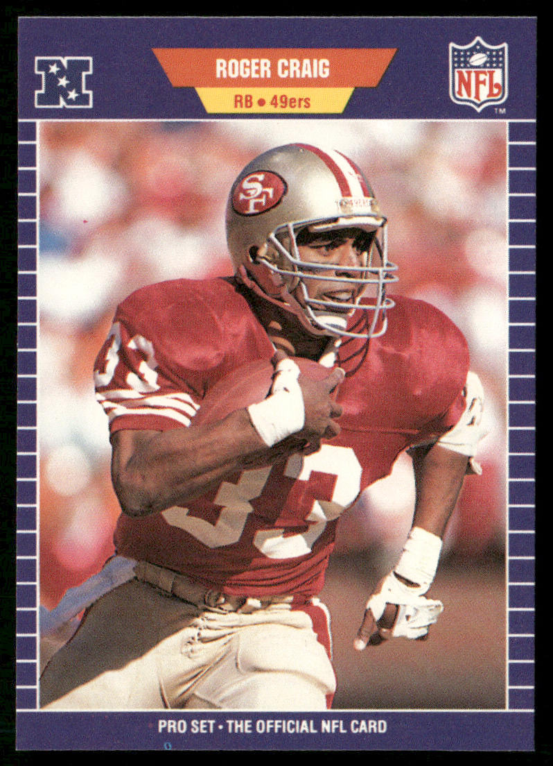 Roger Craig 1989 Pro Set #372 San Francisco 49ers