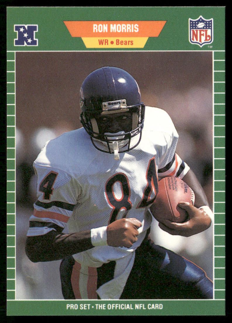 Ron Morris 1989 Pro Set #47b RC Replaced William Perry Chicago Bears front