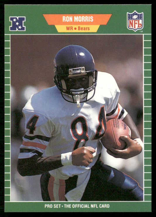 Ron Morris 1989 Pro Set #47b RC Replaced William Perry Chicago Bears front