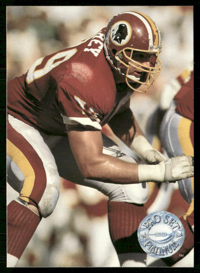 Jim Lachey 1991 Pro Set Platinum #125 Washington Redskins front