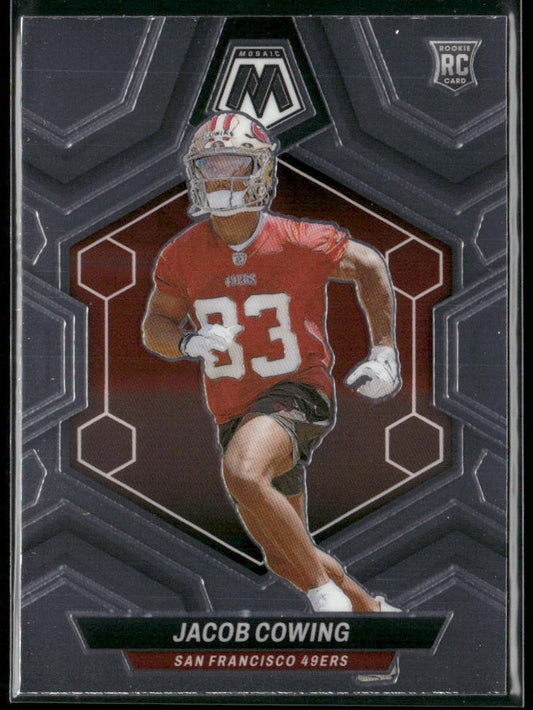 Jacob Cowing 2024 Panini Mosaic #390 RC San Francisco 49ers