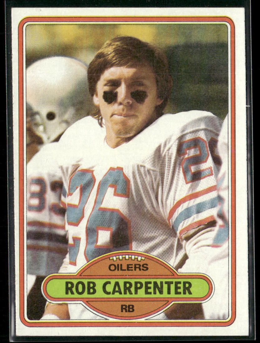 Rob Carpenter 1980 Topps #378 RC Houston Oilers