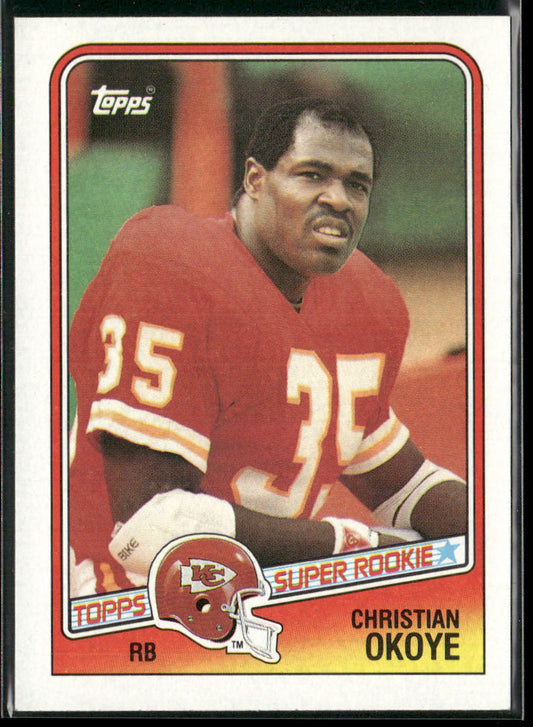 Christian Okoye 1988 Topps #363 RC Kansas City Chiefs