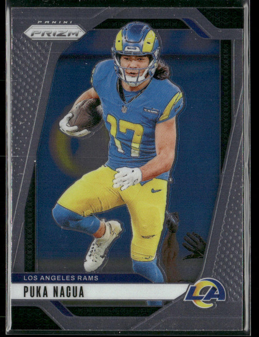 Puka Nacua 2024 Panini Prizm #168 Los Angeles Rams