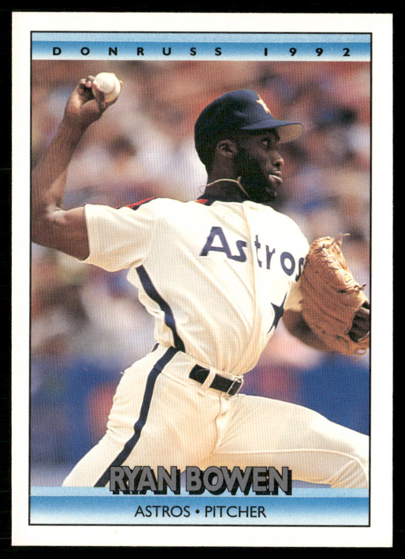 Ryan Bowen 1992 Donruss #671 Houston Astros
