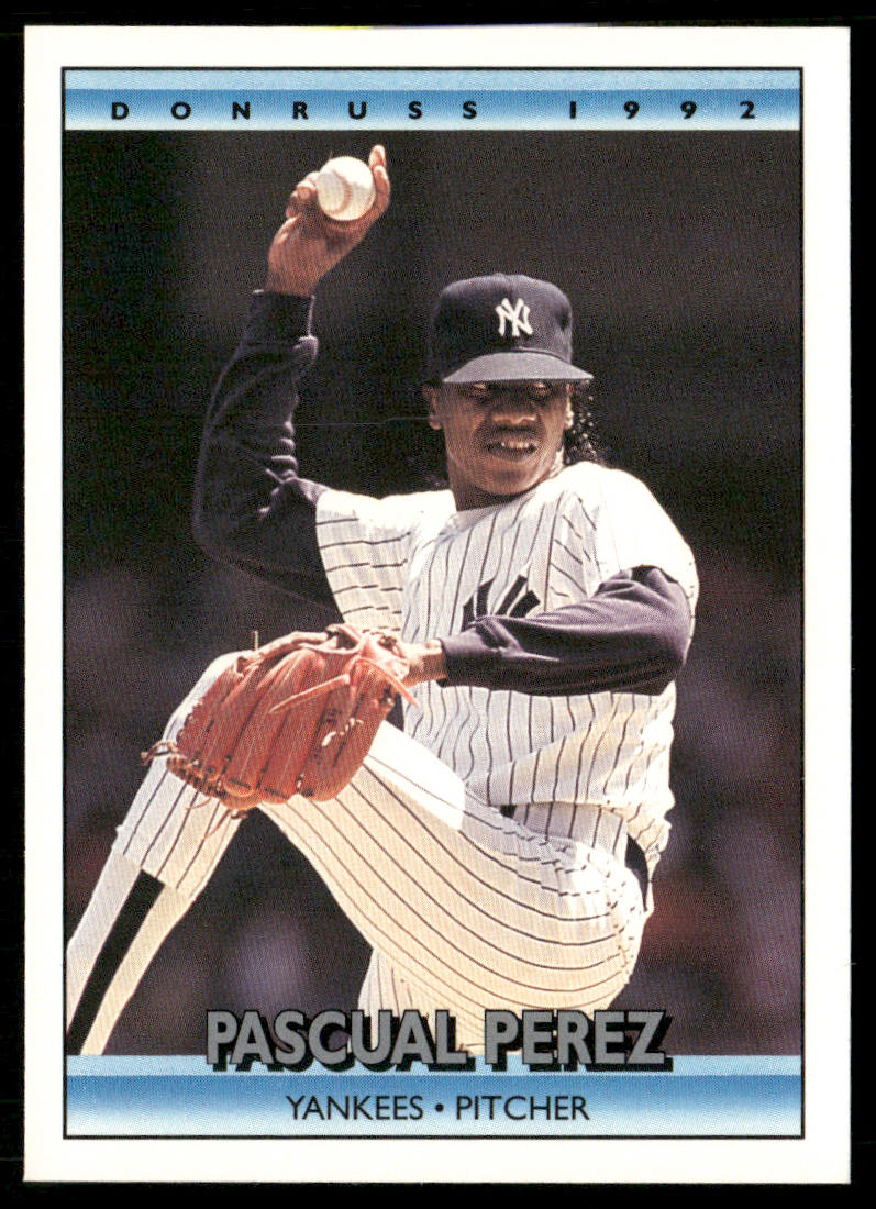 Pascual Perez 1992 Donruss #695b New York Yankees