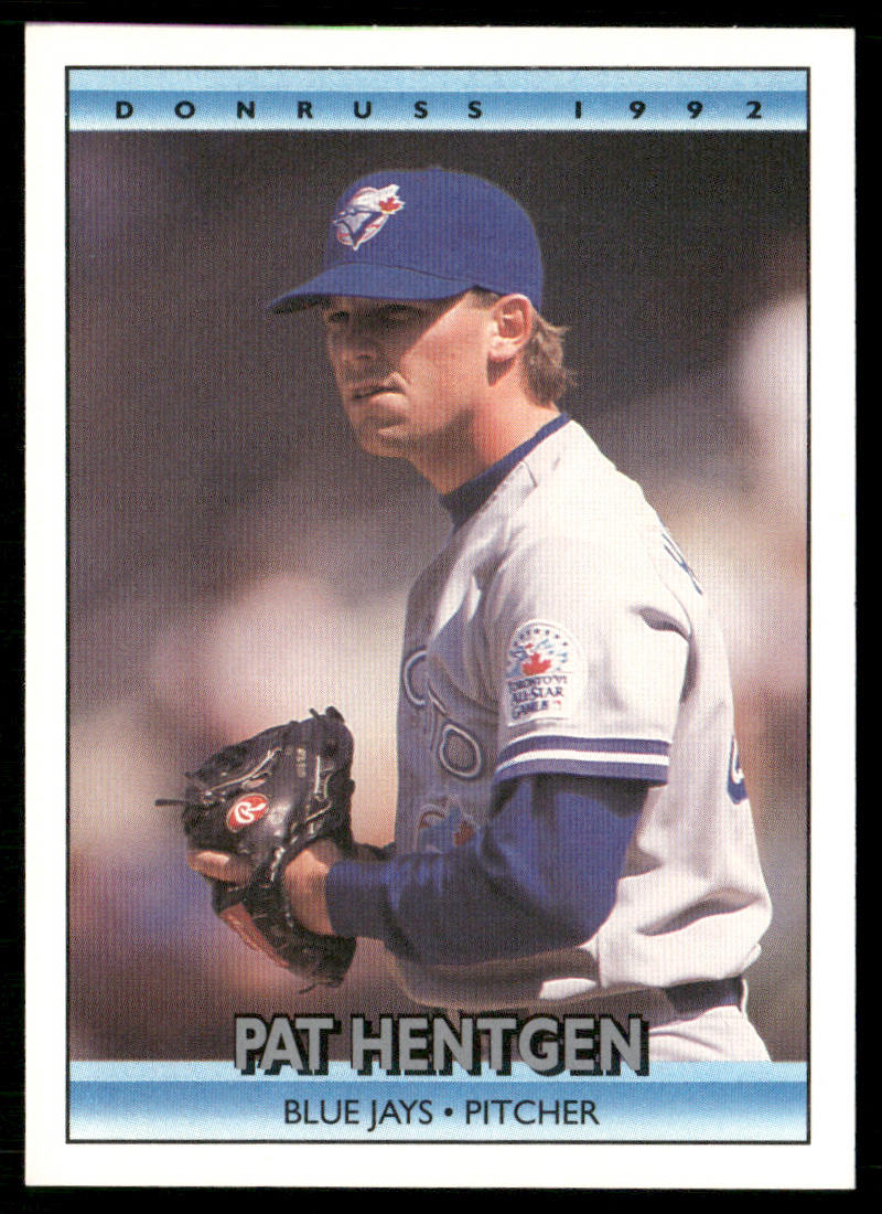 Pat Hentgen 1992 Donruss #704b Toronto Blue Jays