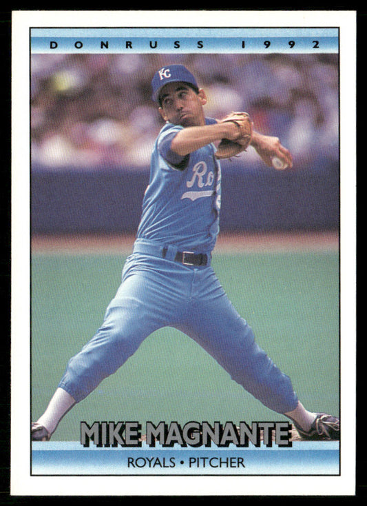 Mike Magnante 1992 Donruss #706 RC Kansas City Royals