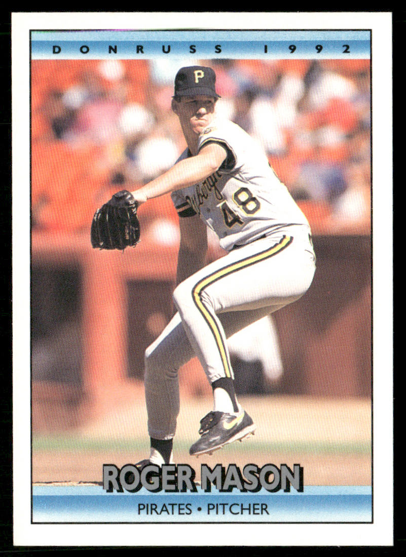 Roger Mason 1992 Donruss #715 Pittsburgh Pirates