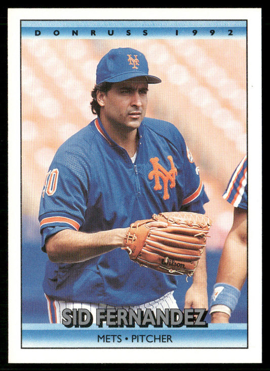 Sid Fernandez 1992 Donruss #719 New York Mets