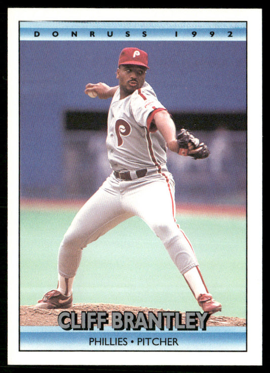 Cliff Brantley 1992 Donruss #722 RC Philadelphia Phillies