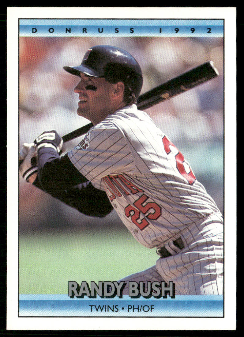 Randy Bush 1992 Donruss #728 Minnesota Twins