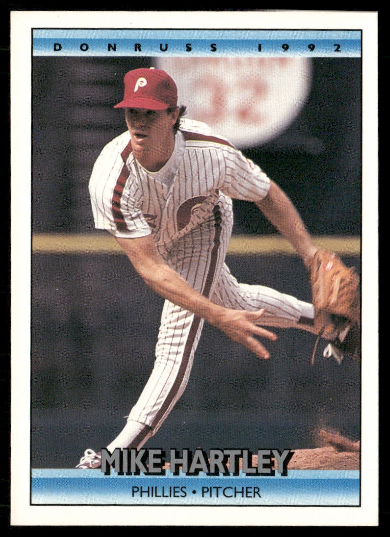 Mike Hartley 1992 Donruss #726b Philadelphia Phillies front