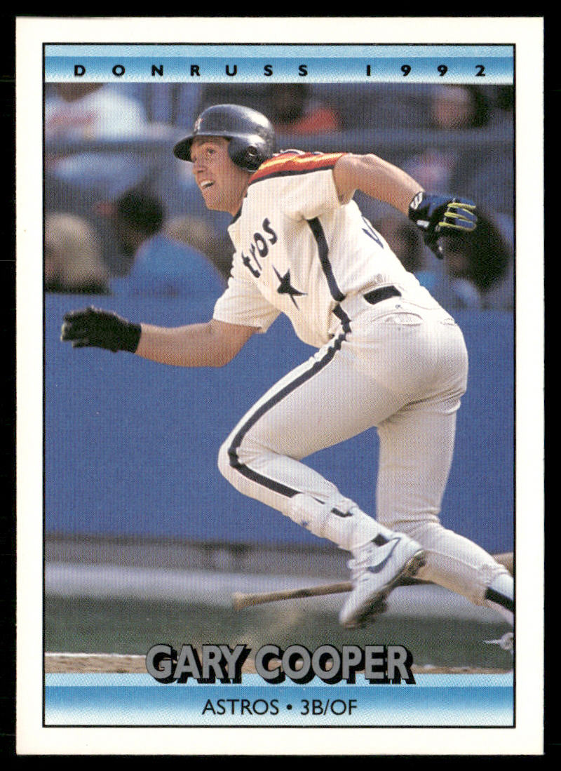 Gary Cooper 1992 Donruss #774 RC Houston Astros