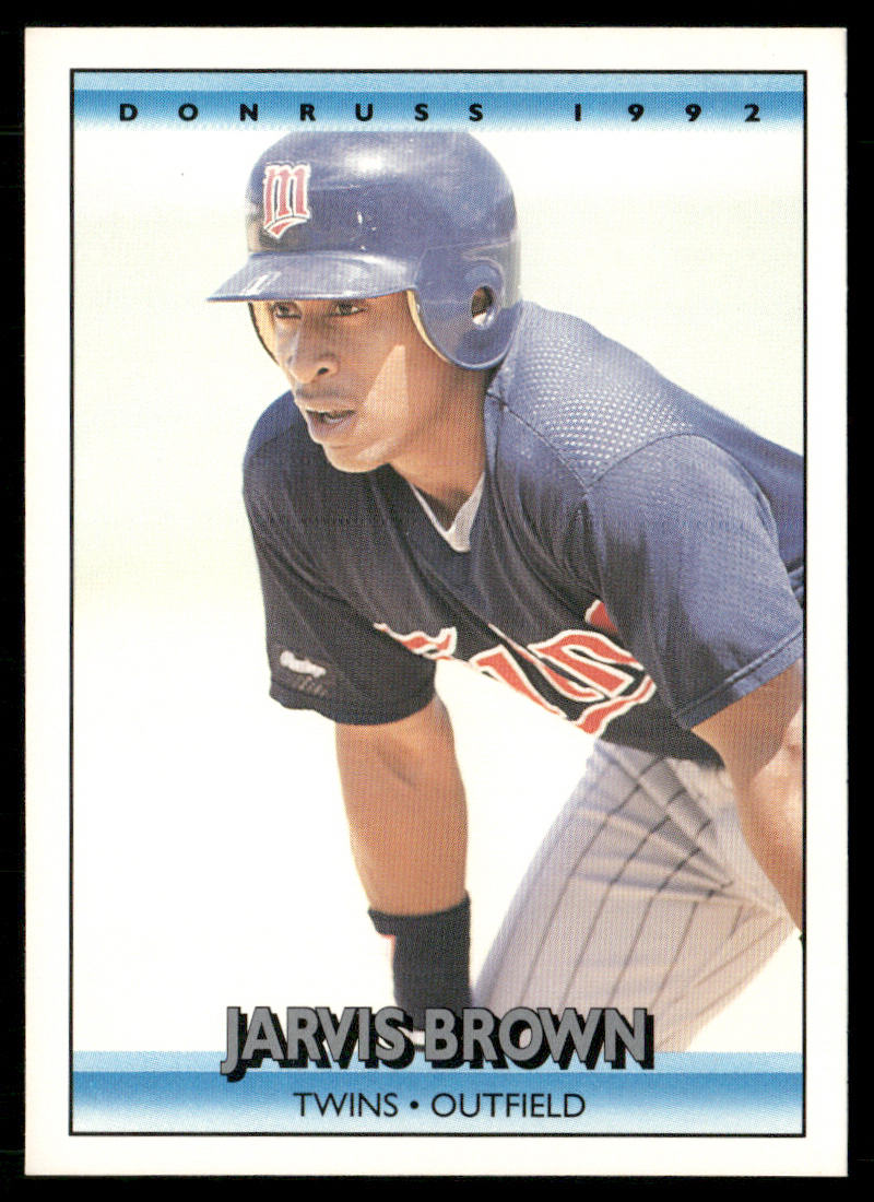 Jarvis Brown 1992 Donruss #770b RC Minnesota Twins