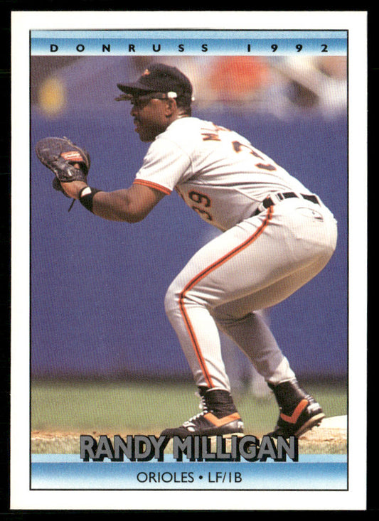 Randy Milligan 1992 Donruss #222b Baltimore Orioles