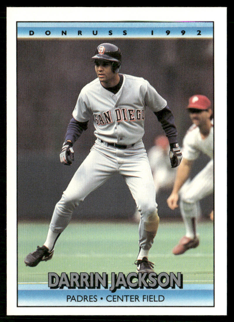 Darrin Jackson 1992 Donruss #292 San Diego Padres front