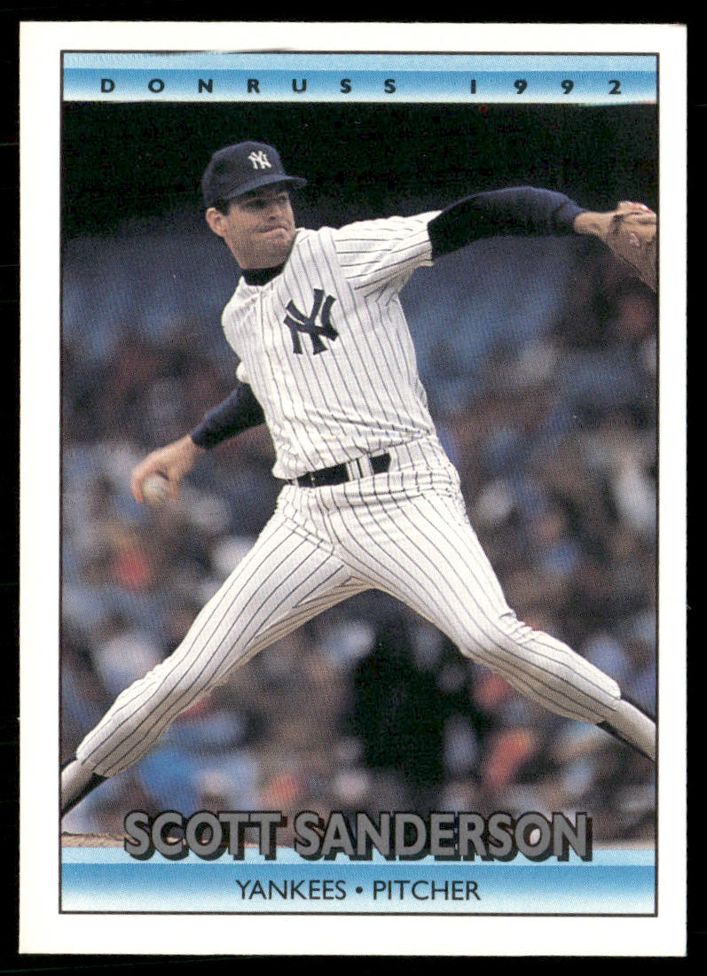 Scott Sanderson 1992 Donruss #227 New York Yankees
