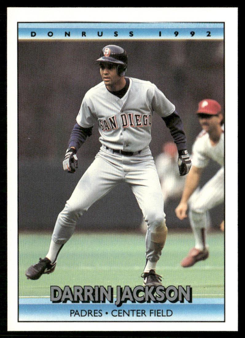 Darrin Jackson 1992 Donruss #292 San Diego Padres front