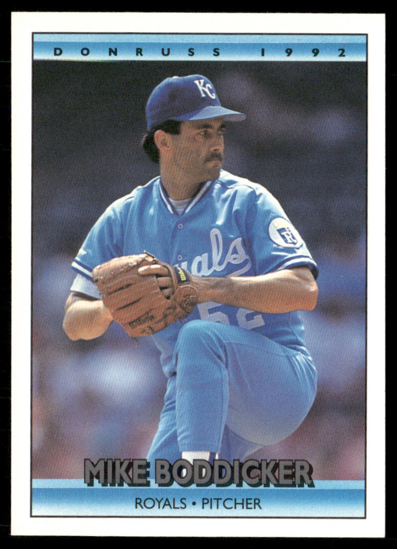 Mike Boddicker 1992 Donruss #176 Kansas City Royals front