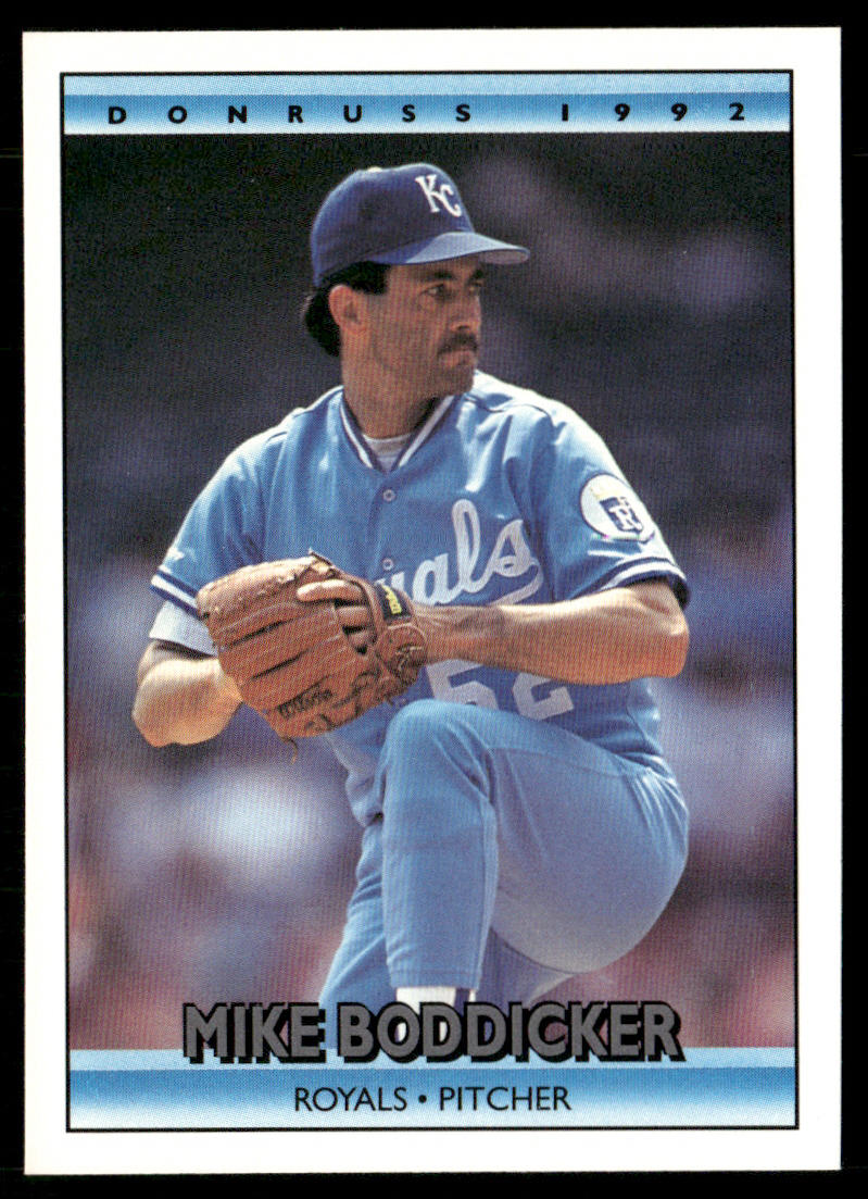 Mike Boddicker 1992 Donruss #176 Kansas City Royals front