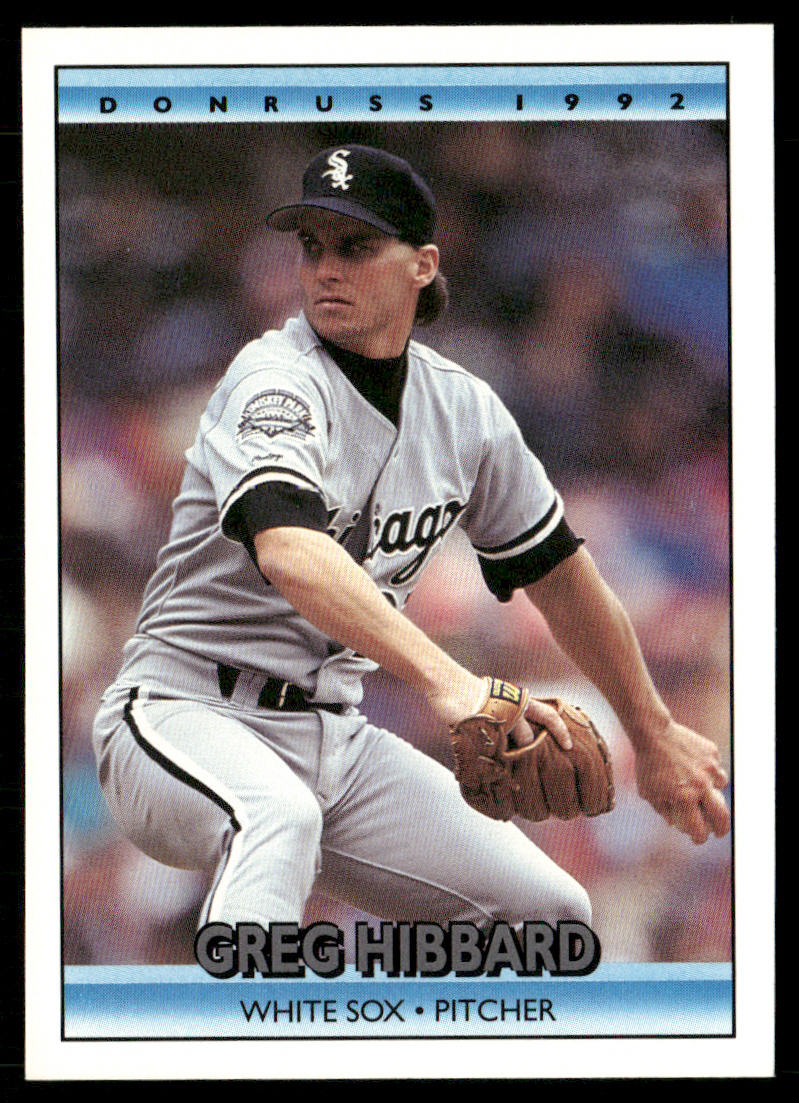 Greg Hibbard 1992 Donruss #178b Chicago White Sox front