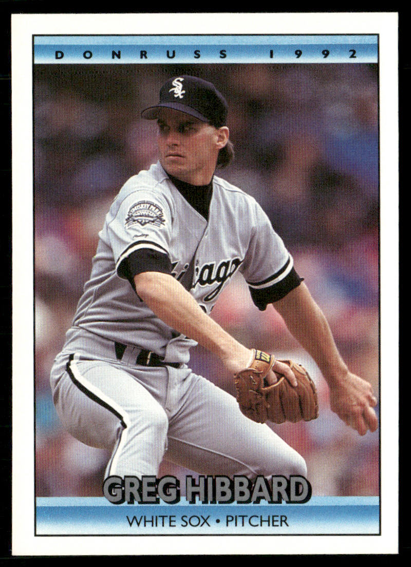 Greg Hibbard 1992 Donruss #178b Chicago White Sox front