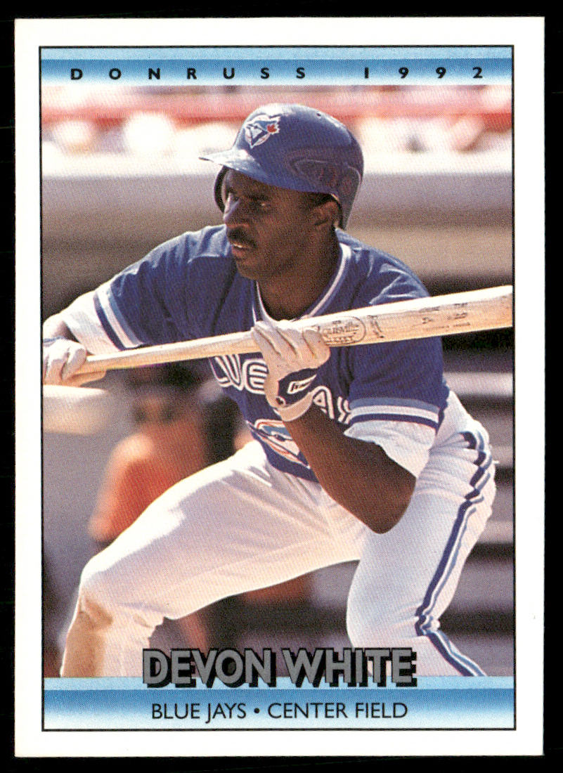 Devon White 1992 Donruss #180 Toronto Blue Jays front