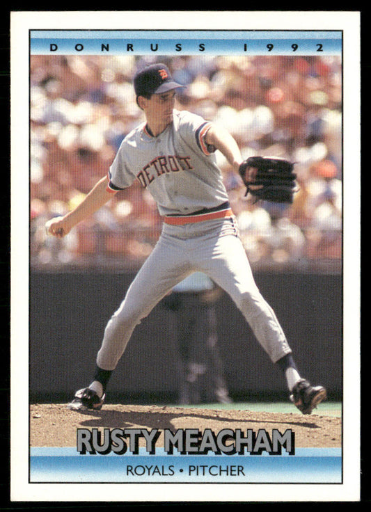 Rusty Meacham 1992 Donruss #654b Kansas City Royals