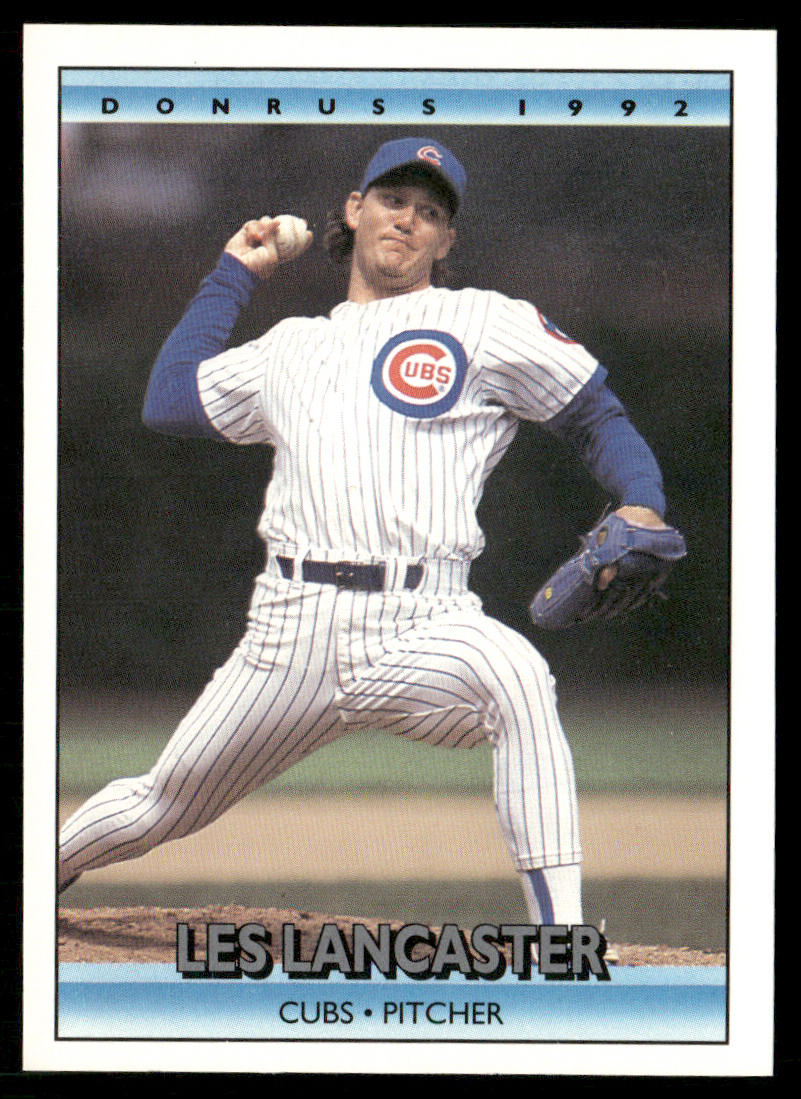 Les Lancaster 1992 Donruss #296b Chicago Cubs front