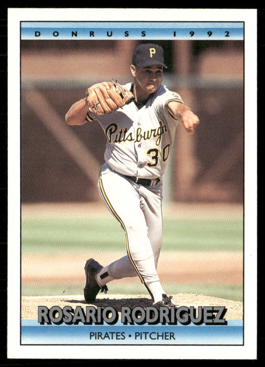 Rosario Rodriguez 1992 Donruss #748 Pittsburgh Pirates