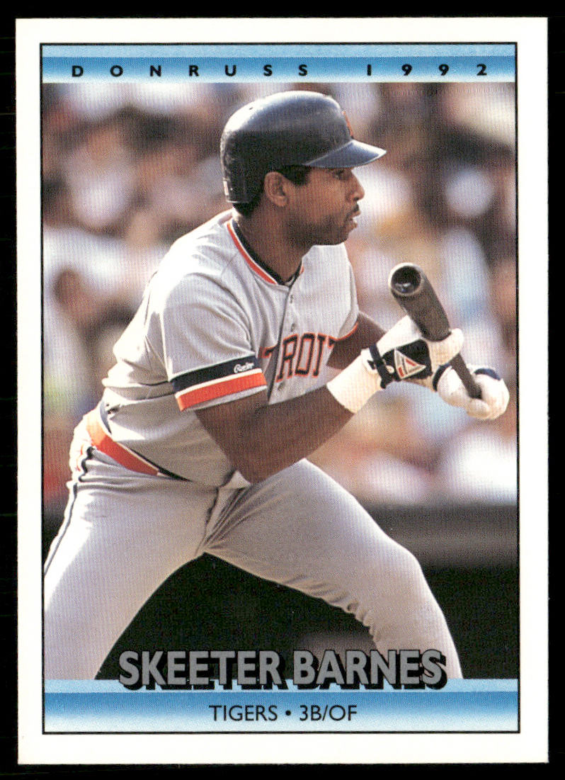 Skeeter Barnes 1992 Donruss #749b Detroit Tigers