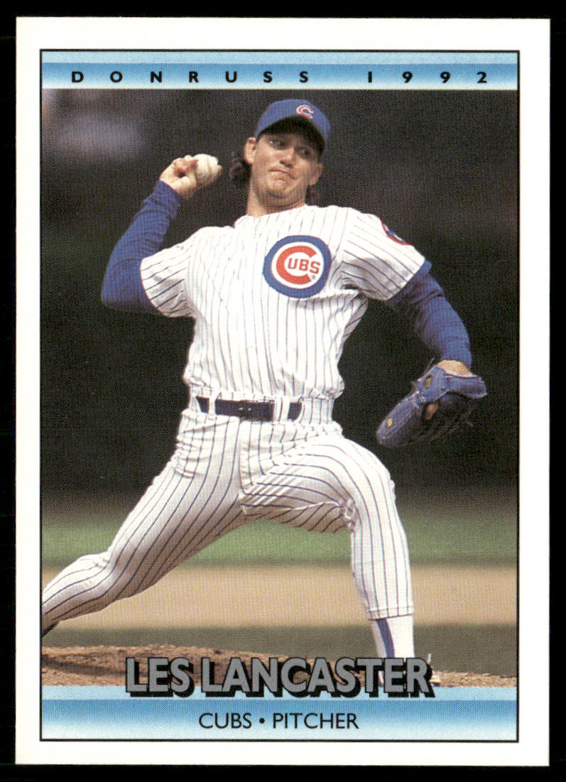 Les Lancaster 1992 Donruss #296b Chicago Cubs front