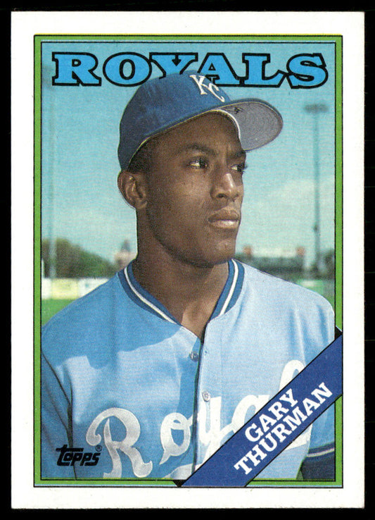 Gary Thurman 1988 Topps #89 RC Kansas City Royals