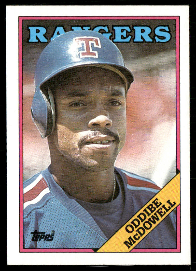 Oddibe McDowell 1988 Topps #617 Texas Rangers front