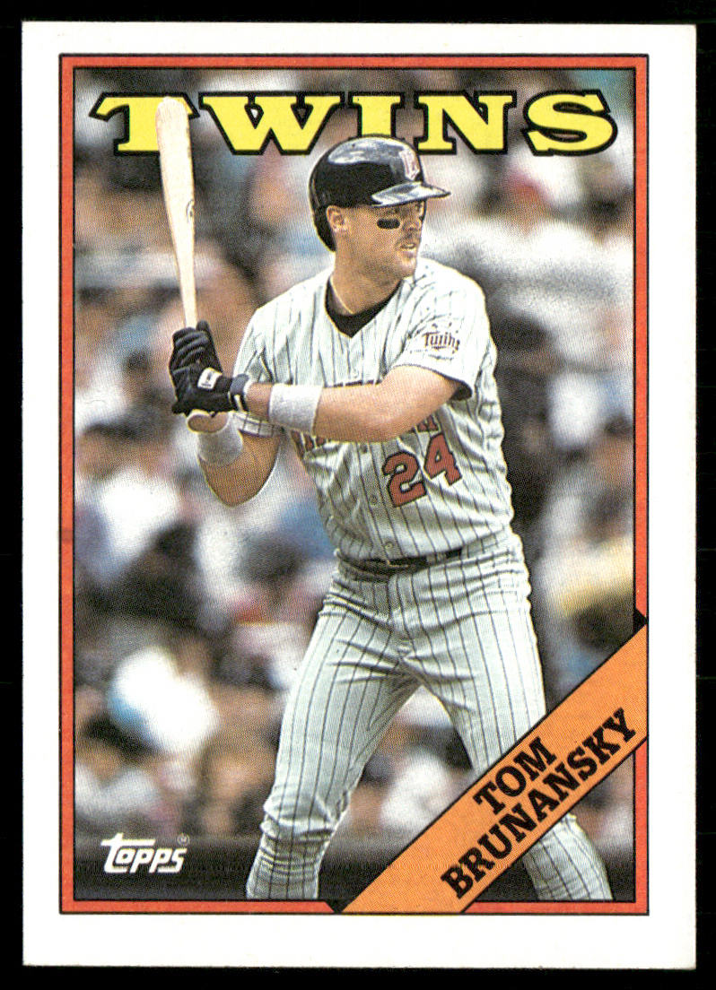 Tom Brunansky 1988 Topps #375 Minnesota Twins front